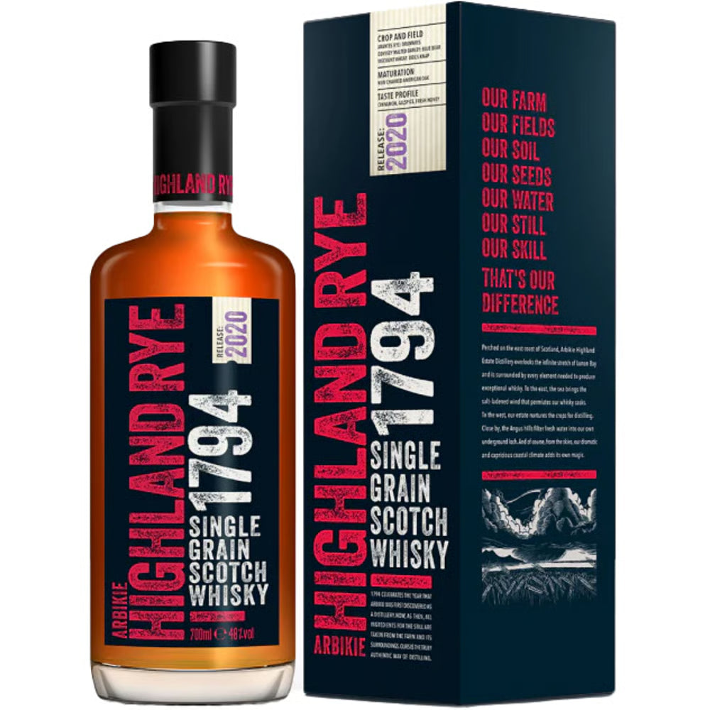Arbikie 1794 Highland Rye Whiskey