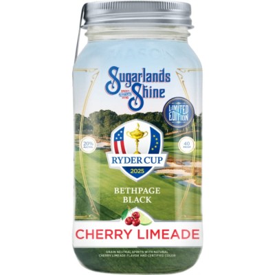 Sugarlands Shine Ryder Cup 2025 Bethpage Black Cherry Limeade Moonshine Whiskey