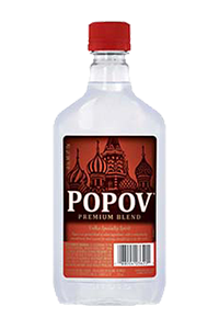 Popov Vodka (Case of 24 Bottles)