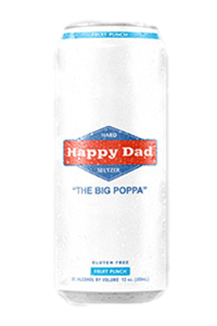 Happy Dad Fruit Punch Hard Seltzer Cans (Case of 12 Bottles)