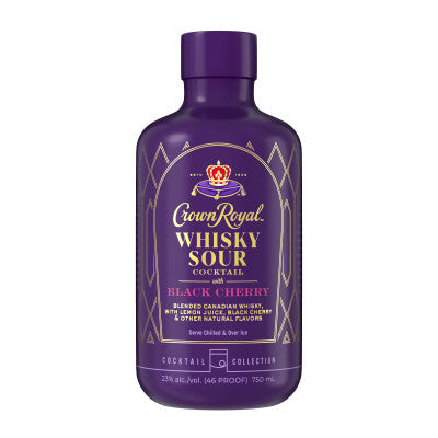 Crown Royal DeLeuxe Black Cherry Whiskey Sour Ready to Serve