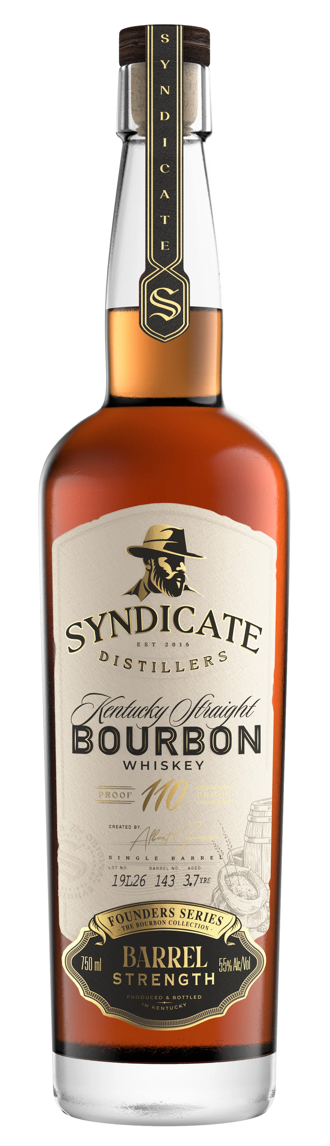 Syndicate Bourbon KY 110pf Barrel Strength