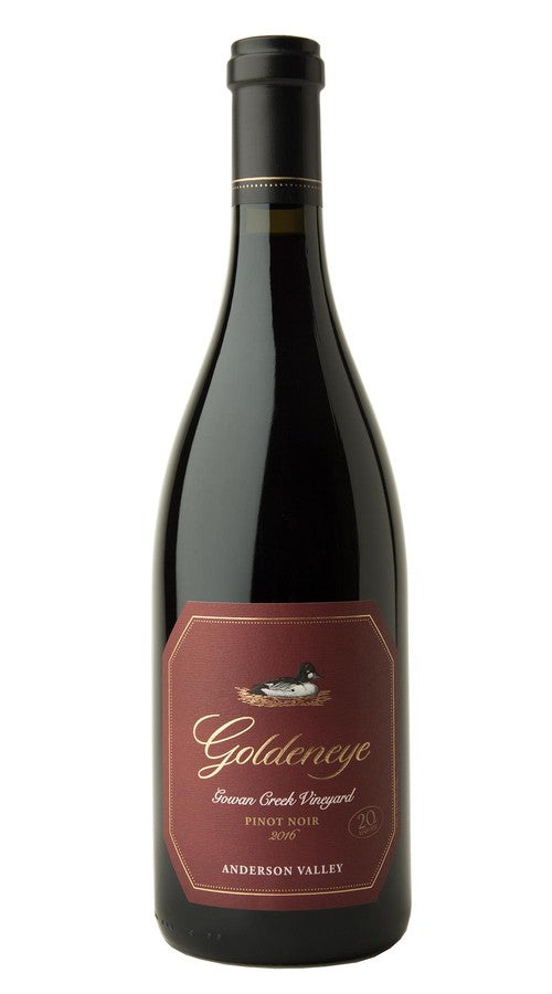 Goldeneye Pinot Noir Gowan Creek Vineyard 6 Cs 2016