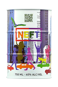 Neft Vodka Pride Barrel Oil Can
