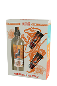 Cazadores Reposado Tequila w/2 Shot Glasses