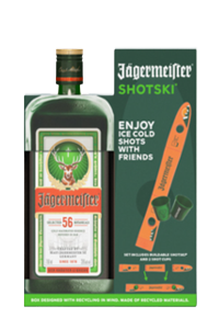 Jagermeister Liqueur w/Shotski VAP (Case of 6 Bottles)