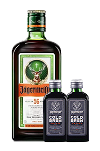Jagermeister Liqueur/Cold Brew Combo (12+2)