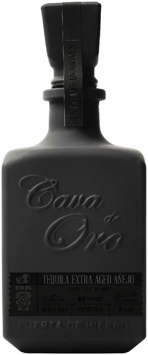 Cava de Oro Extra Anejo Black Tequila