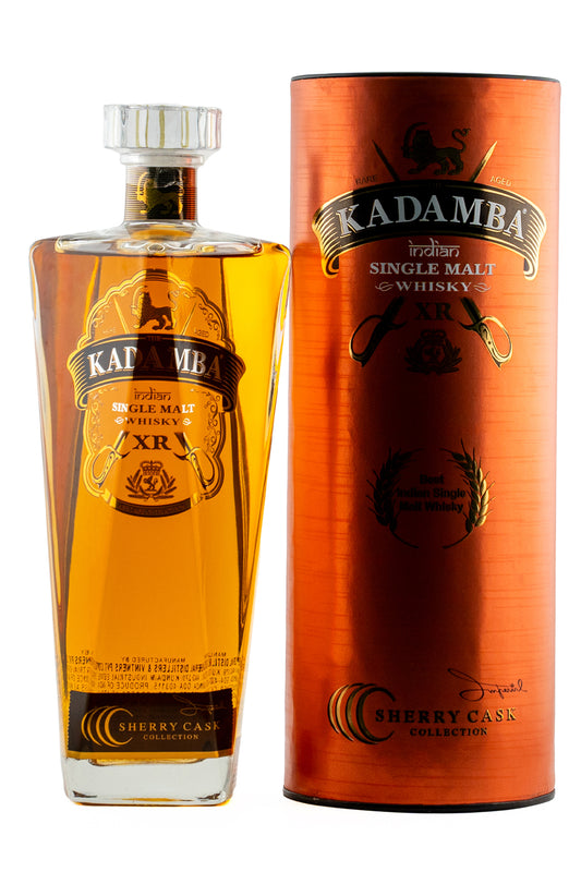 Kadamba Sherry Cask Collection Imperial XR Heritage Of Tradition Indian Single Malt Whiskey