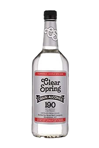 Clear Spring Grain Alcohol 190pf
