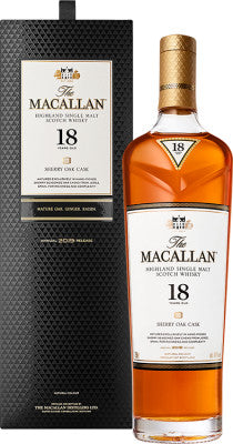 Macallan 18 Year Sherry Cask Single Malt Scotch Whiskey