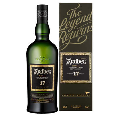 Ardbeg 17 Year Single Malt Scotch Whiskey (Gift Box)