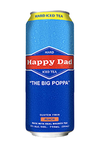 Happy Dad Iced Tea Peach Cans (Case of 12 Bottles)