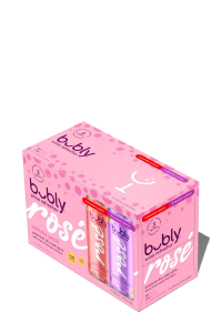 Bubly Wine Refresher Rose Variety 8pk Cans (Case of 3 Bottles)