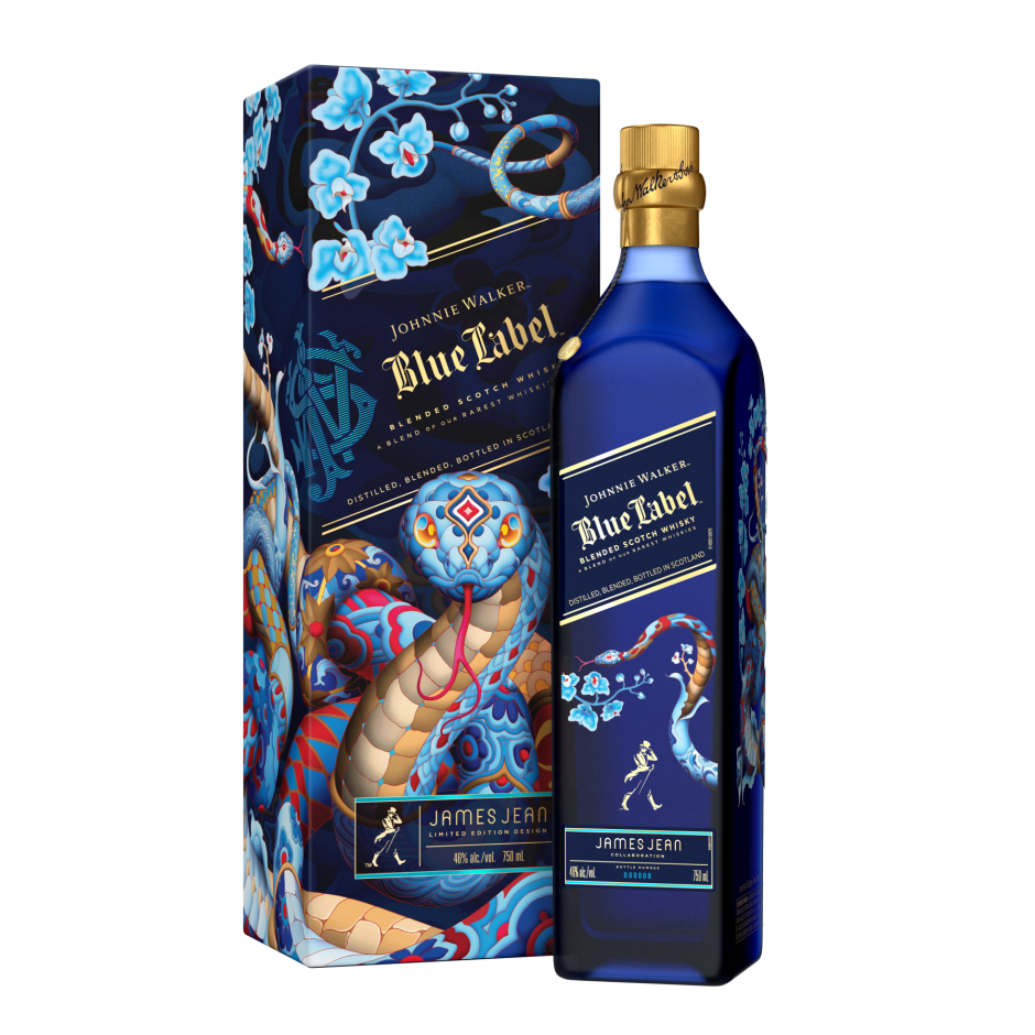 Johnnie Walker Blue Lunar New Year Year of the Snake Blended Scotch Whiskey