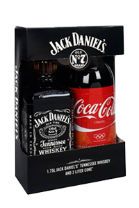 Jack Daniels Black w/Coca Cola Co Pack (Case of 3 Bottles)