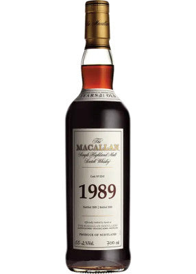 Macallan Fine and Rare 1989 #18618 Single Malt Scotch Whiskey
