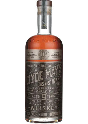Clyde May Cask Strength Rye Whiskey 9 Year