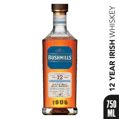 Bushmills Private Reserve 12 Year Single Malt Irish Whiskey Bordeaux Casks