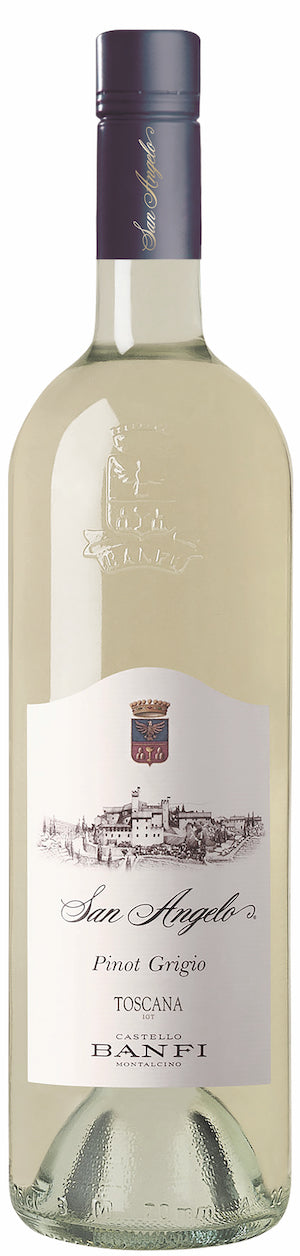 Banfi Pinot Grigio San Angelo Tray Pack 2024 (Case of 12 Bottles)
