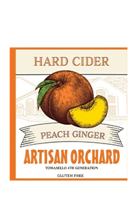 Artisan Orchard Peach Ginger Hard Cider (by Tomasello)