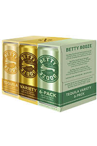 Betty Booze Sparkling Tequila Variety 6pk Cans (Case of 4 Bottles)
