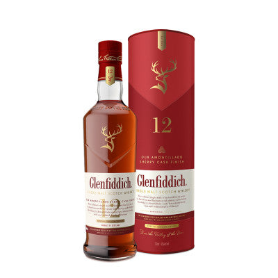 Glenfiddich 12 Year Sherry Cask Single Malt Scotch Whiskey