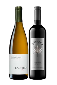 Silver Palm Cabernet Sauvignon/La Crema Chardonnay Sonoma Coast Combo (12+4)