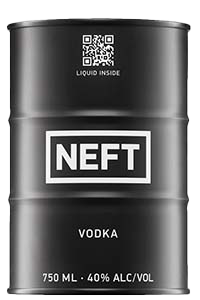 Neft Vodka Black Barrel Oil Can
