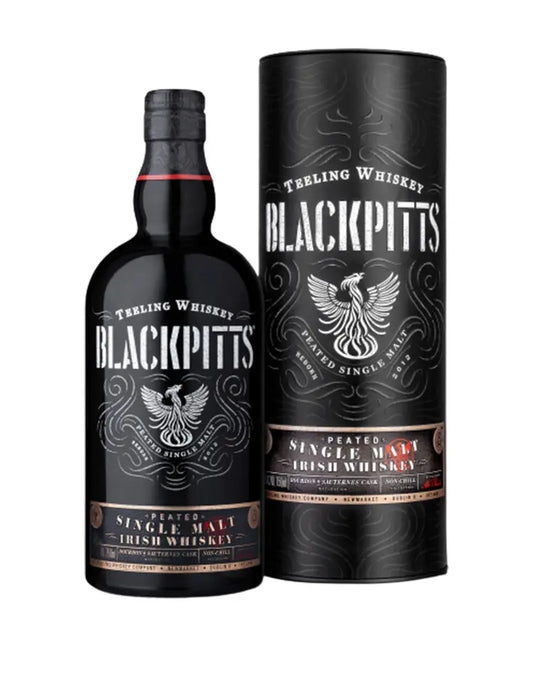 TEELINGS BLACK PITTS IRISH WHISKEY