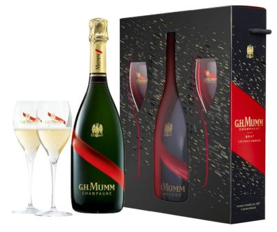 G.H Mumm Cordon Rogue Brut with Glass Set