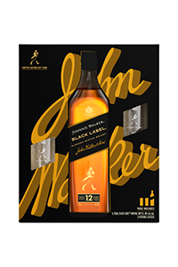 Johnnie Walker Black Label W/2 Highball Glasses (Case of 6 Bottles)