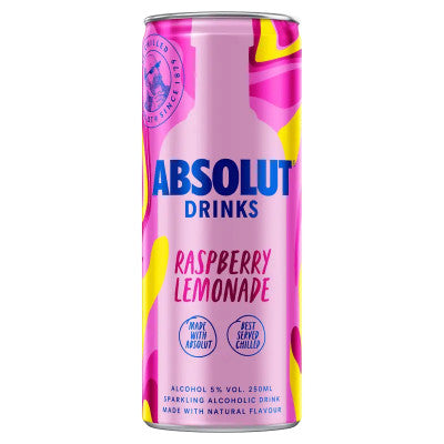 Absolut Raspberry Lemonade Vodka RTS