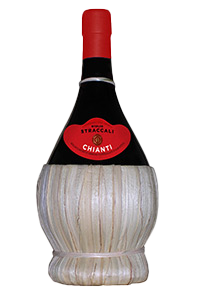 Straccali Chianti Vernaiolo Straw Bottle