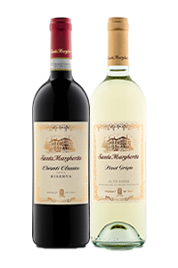 Santa Margherita Chianti Classico Riserva/Pinot Grigio Combo (12+3)