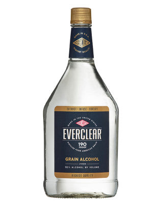 Everclear 190 Proof Grain Alcohol PET