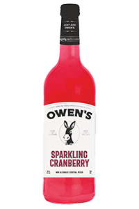 Owen's Sparkling Cranberry (Case of 12 Bottles)
