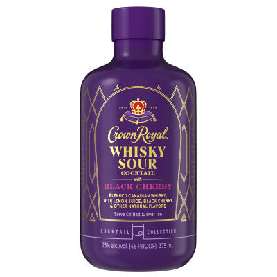 Crown Royal DeLeuxe Black Cherry Whiskey Sour Ready to Serve