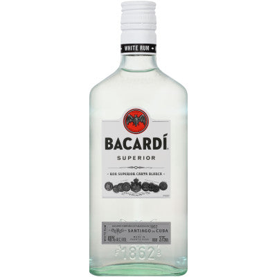 Bacardi Silver Light Superior Rum (375ml)