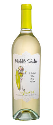 Middle Sister "Surfer Chick" Sauvignon Blanc California (NV)