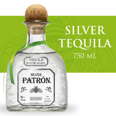 Patron Tequila Silver No Gift Box (Bar Pack)