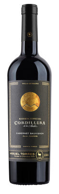 Miguel Torres Cordillera de los Andes Cabernet Sauvignon Maipo Valley, Chile