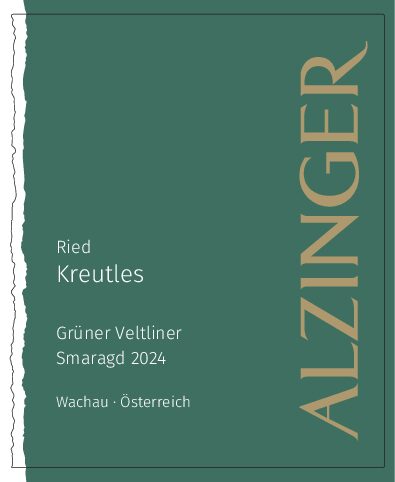 Gruner Veltliner Ried Kreutles Smaragd, Alzinger 2024