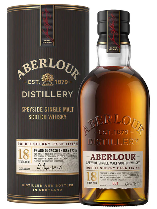 Aberlour 18 Year Old Double Matured PX And Oloroso Sherry Cask