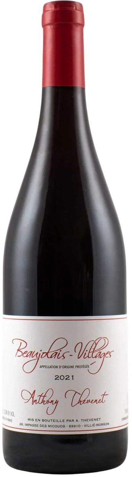 Anthony Thevenet Beaujolais Villages 2021 12x750ml 2021 (Case only)