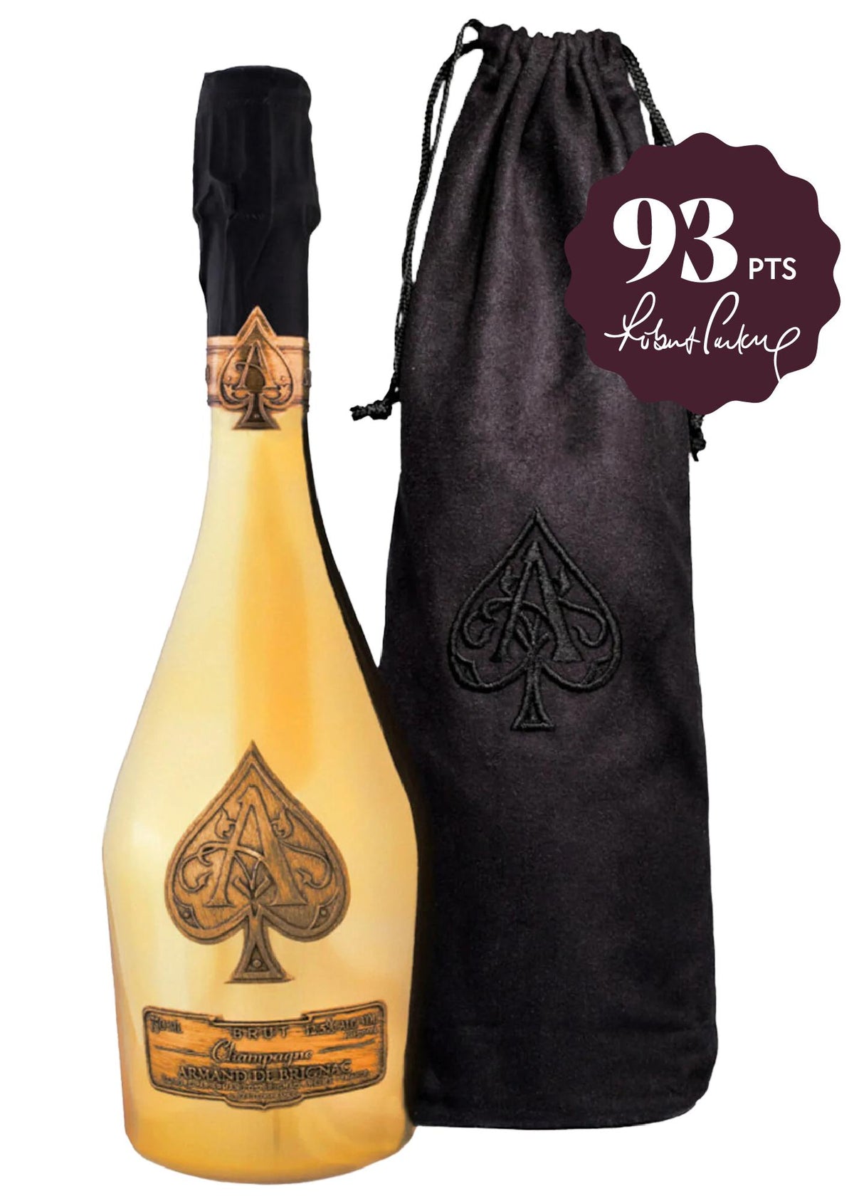 Armand de Brignac Ace Of Spades Champagne Brut Gold with Velvet Bag