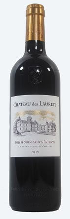 Chateau des Laurets Puisseguin Saint Emilion Baron 2015