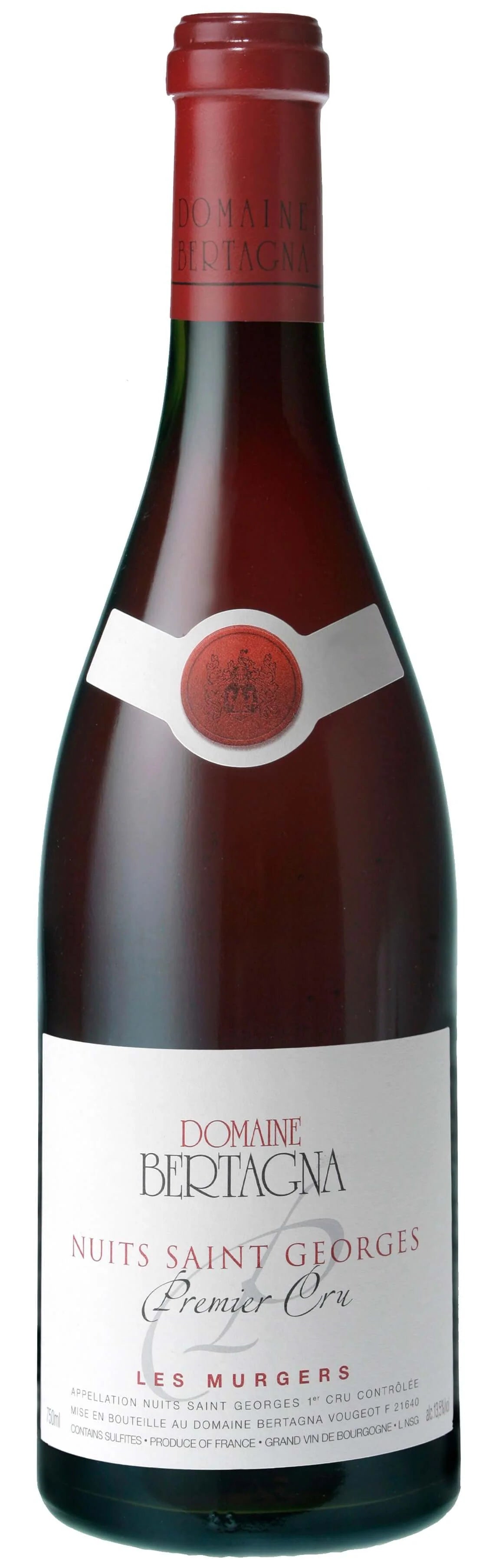 BERTAGNA NUIT ST GEORGES 1ER CRU MURGERS 2018