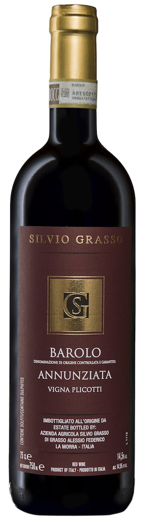 Barolo 'Annunziata Vigna Plicotti', Silvio Grasso 2019