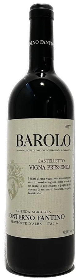 Barolo Castelletto 'Vigna Pressenda', Conterno Fantino 2017